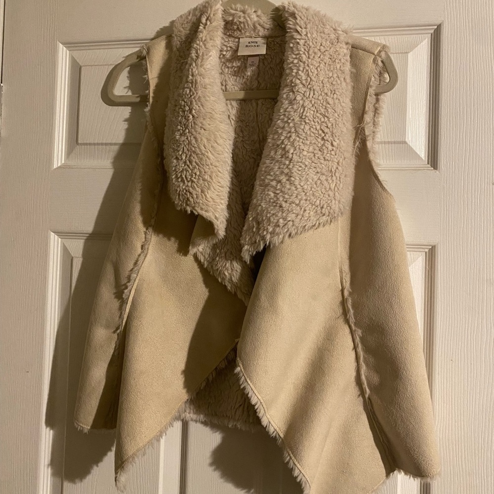 Womens fur vest